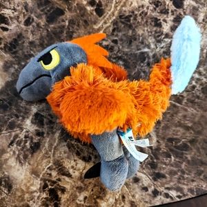 10/$10 Bark Box Jurassic World Dominion Pyroraptor Small Dog Toy Plush Squeaker